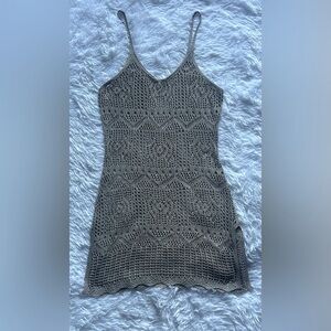 Crochet Knit Swimsuit Cover Up Dress
